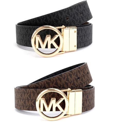 gold michael kors buckle bracelet|Michael Kors reversible logo belt.